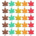 thumbnail image 1 of OUNONA 25-Pack Glitter Maple Leaf Ornaments, Autumn Fall Decorations for Home, Party, Thanksgiving Seasonal Decor, 1 of 7