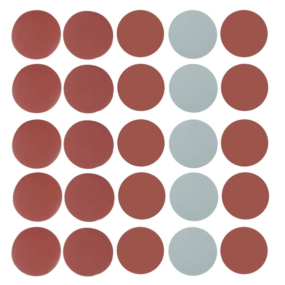 25pcs Mix Grit Sander Disc Sanding Polishing Paper Pads Abrasive Sandpaper Set