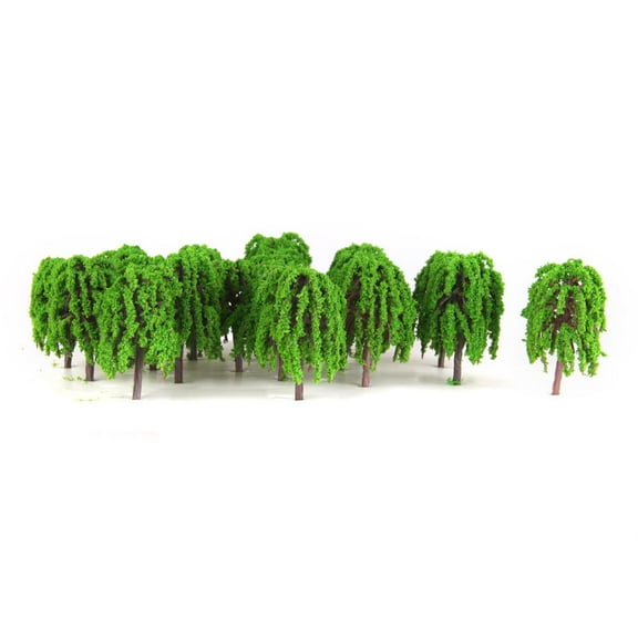 25pcs Model Trees Layout Train Railway Diorama Scenery 1:150 N Scale
