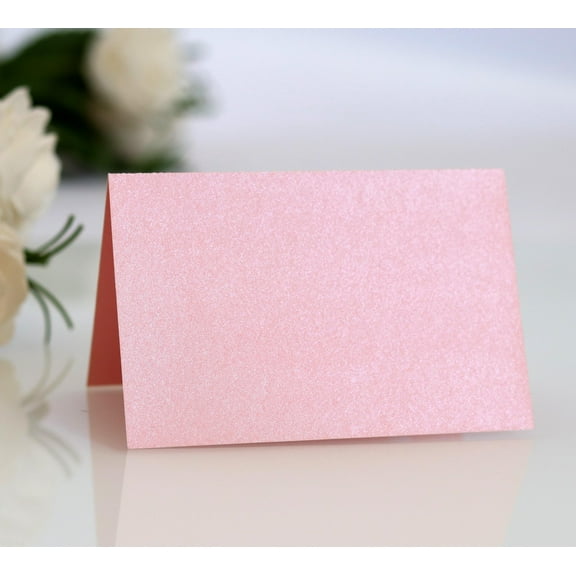 25pcs Paper Tent Place Cards Blank Place Cards Folded Table Tent Cards for Weddings