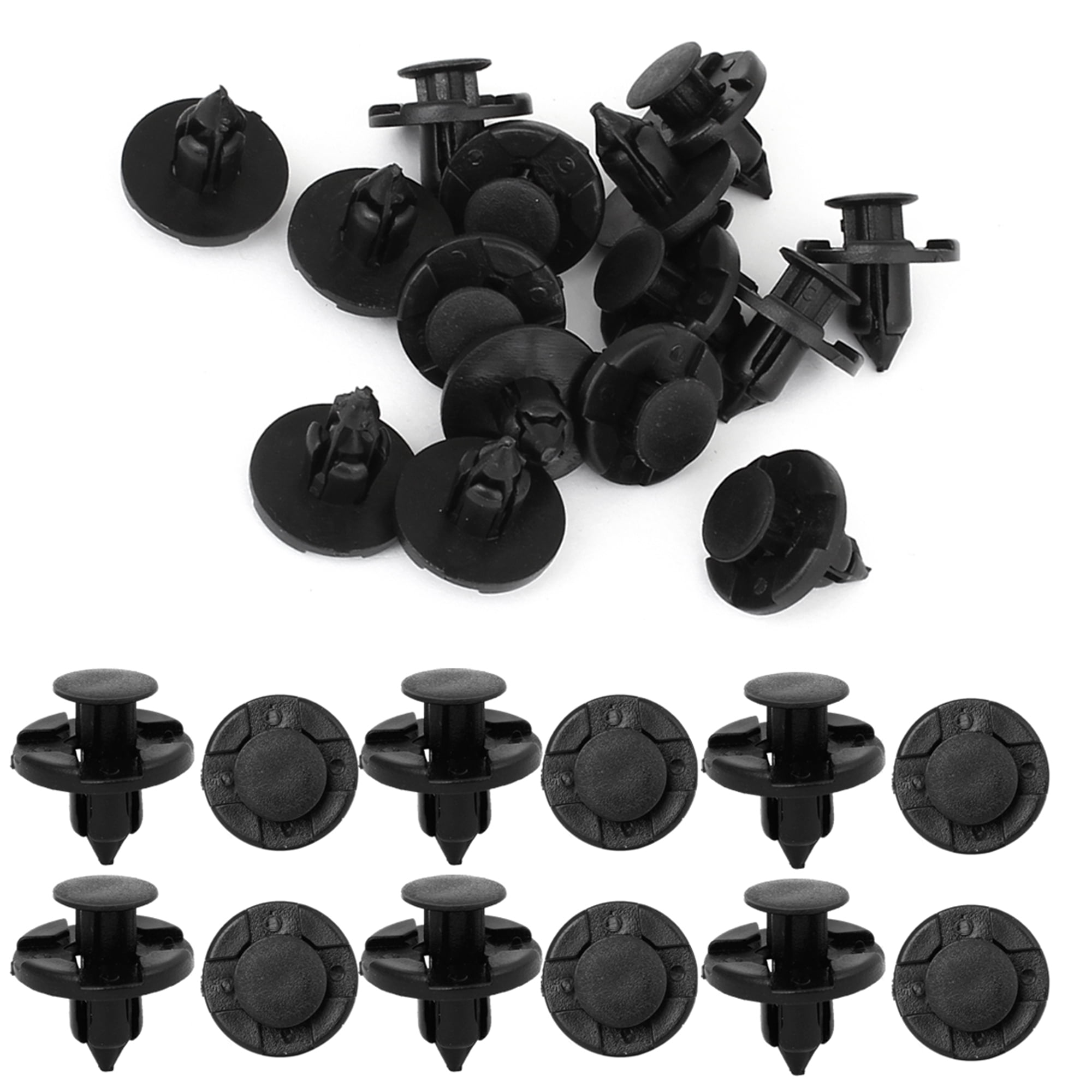 25pcs Plastic Rivet Fastener  Flaps Clips 0.31" For Nissan
