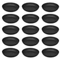 thumbnail image 1 of 25pcs Black Plastic Plant Pot Trays with Round Design for Home Use and Easy Moving 4.5 inch, 1 of 5