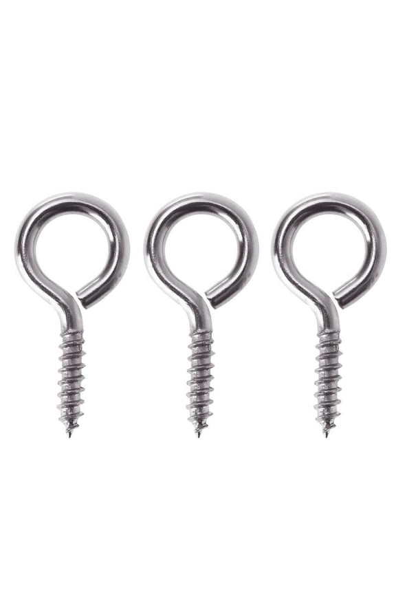 Keychain Screw Eye Pin Durable Silver 25Pcs Crafting Supplies