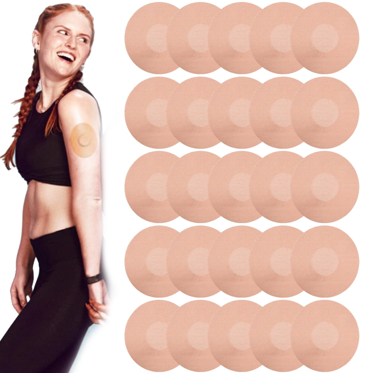 25 Pack St. Patrick's Day Adhesive Patches For Omnipod 5 - Waterproof, Breathable CGM Sensor Covers - View #2