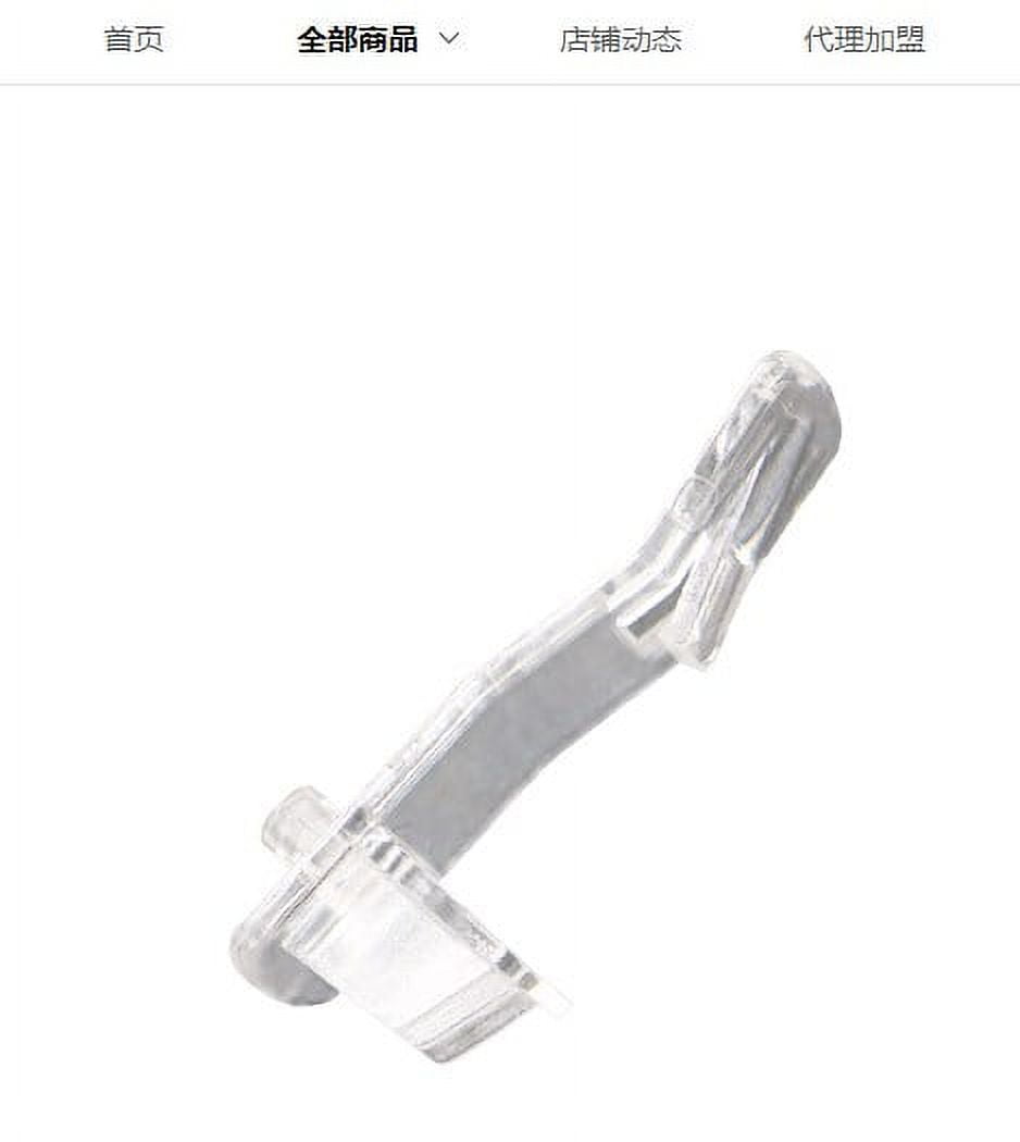 25pcs Shelf Pegs Clear Locking Clips Plastic Shelf Clips Home