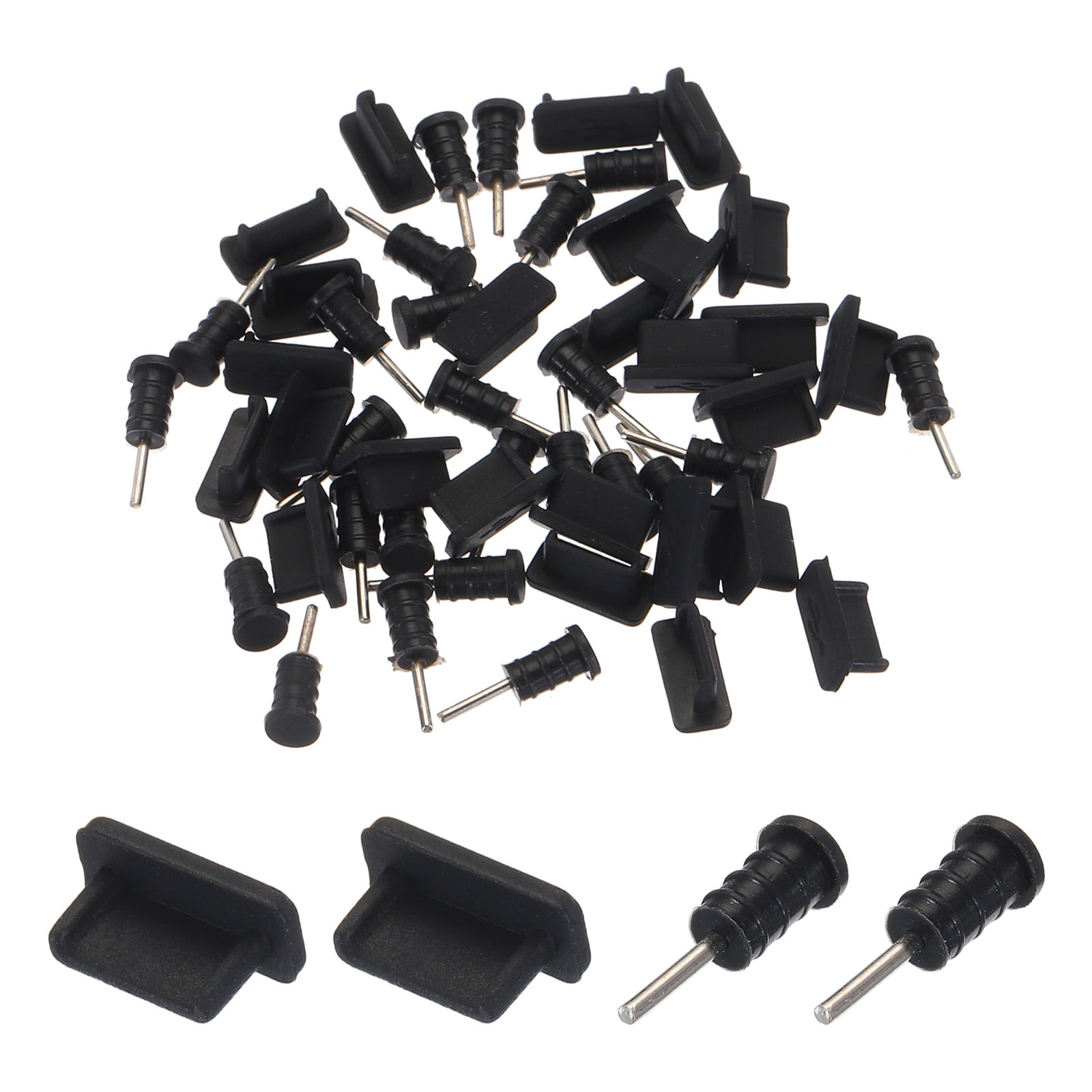 25pcs USB Type C Charging Port Plugs Covers Caps Silicone Anti Dust ...