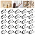 thumbnail image 1 of 25pcs Wall Picture Hooks, TSV Heavy Duty Frames Hanger for Mirrors & Art, Holds 40 lbs, 1 of 7