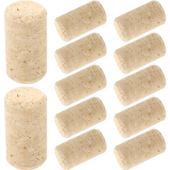 25pcs Reusable Beige Wine Bottle Corks for Sealing Wine or Bottles Keep Fresh Wood