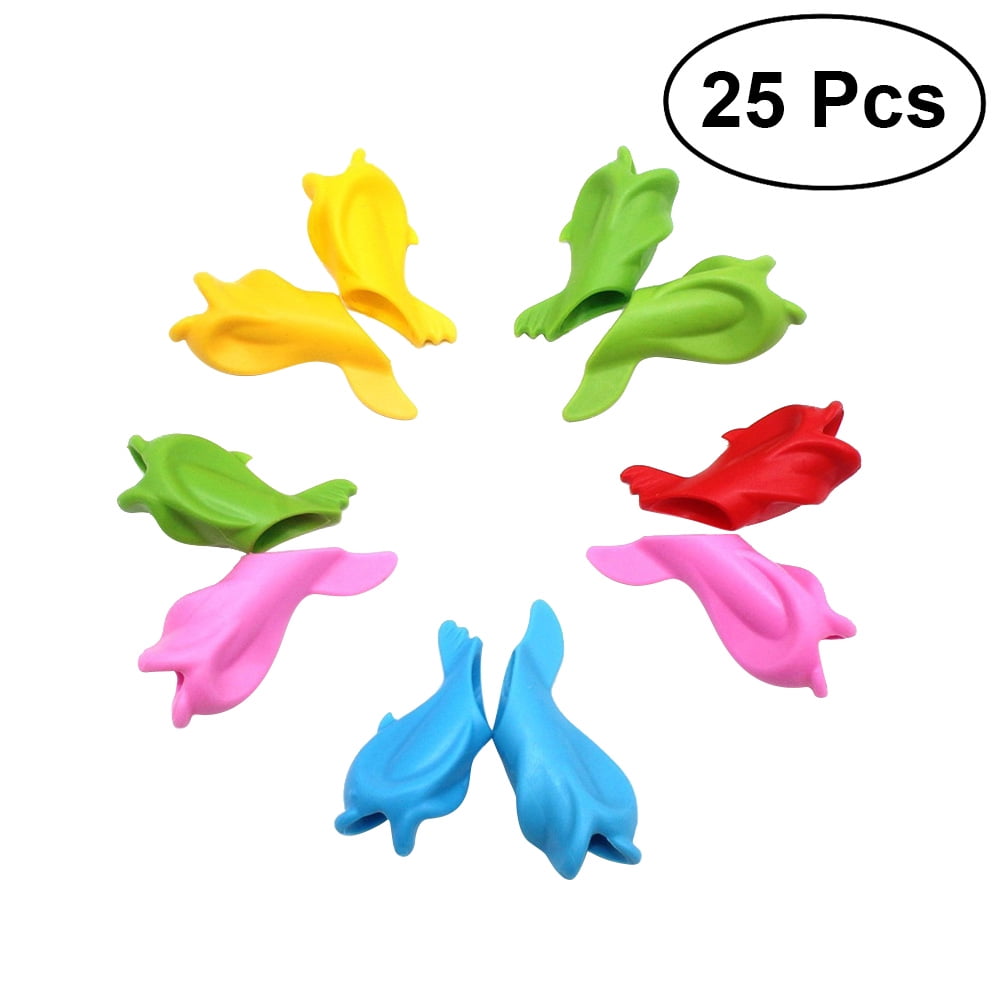 25pcs Writing Training Device Crossover Writing aid gripper Writing Aid