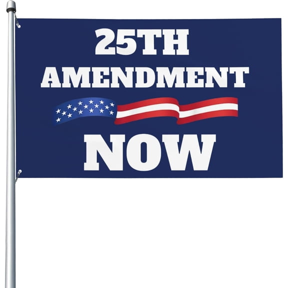 25th Amendment Now flag 2547 Protest Yard Flags 3x5 Garden Banner Single Side