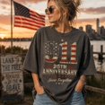 thumbnail image 1 of 25th Anniversary 9/11 Shirt, Never Forgotten Patriot Day Memorial Tee Multicolor, 1 of 4