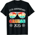 25th Anniversary Wedding Cruise 2025 Couple Vacation Trip TShirtMen