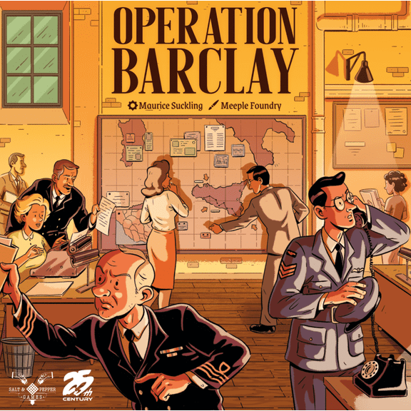 25th Century Games Operation Barclay 2 Players | 25-40 Minute Playing Time | World War II Theme