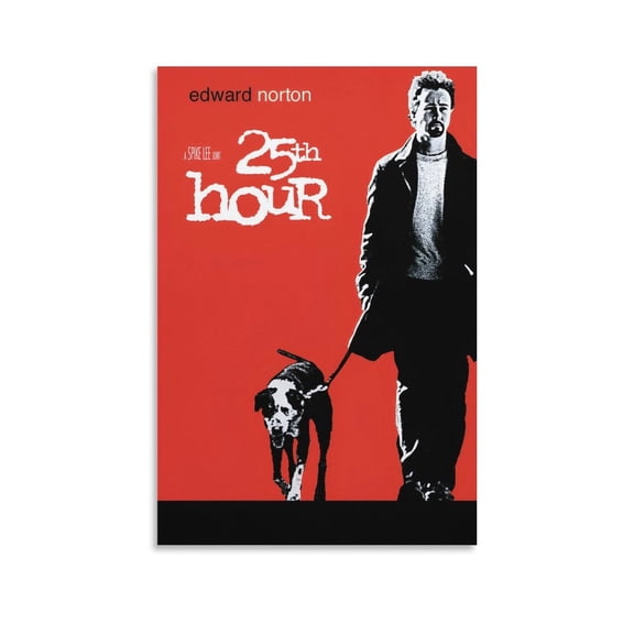 25th Hour Classic Movie Poster Art Poster Canvas Painting Decor Wall Print Photo Gifts Home Modern Decorative Posters 12x18inch(30x45cm)