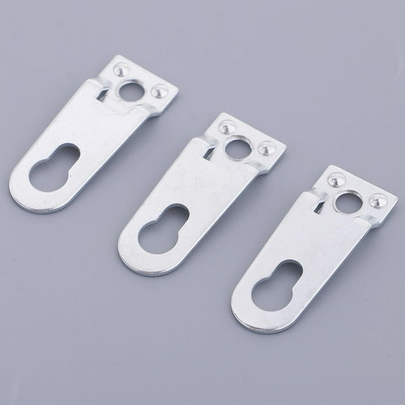 25x Single Keyhole Hangers Hanging Hardware For Mirror Picture Frames Backboard Accessory