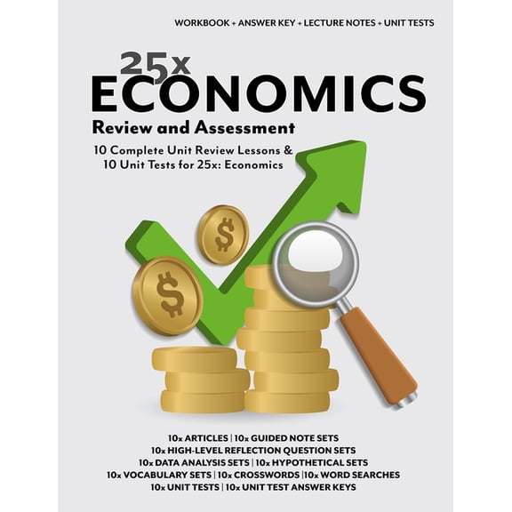 25x Social Studies 25x: Economics Review & Assessment: Unit Reviews and Tests for 25x: Economics, (Paperback)