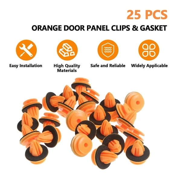 25x Trim Panel Interior Clips Retainer Door Card Fasteners for Nissan Infiniti