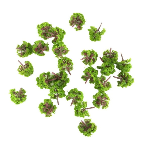 25x Z SCALE Model Train Trees Street Layout Garden Landscape Wargame Diorama