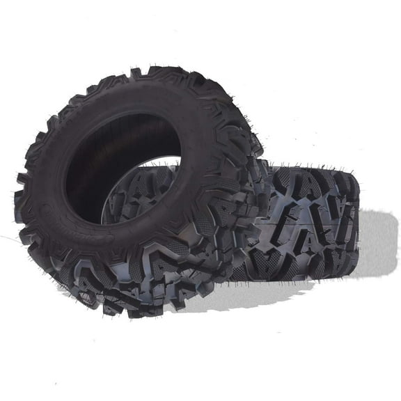 25x10-12 ATV/UTV All-Terrain Mud/Trail Tires, 6PR, Set of 2