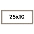 thumbnail image 1 of 25x10 Frame Grey Real Wood Picture Frame Width 1.25 inches | Interior Frame Depth 0.5 inches | Hans, 1 of 8