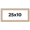 thumbnail image 1 of 25x10 Frame White Real Wood Picture Frame Width 1.5 inches | Interior Frame Depth 0.5 inches |, 1 of 8