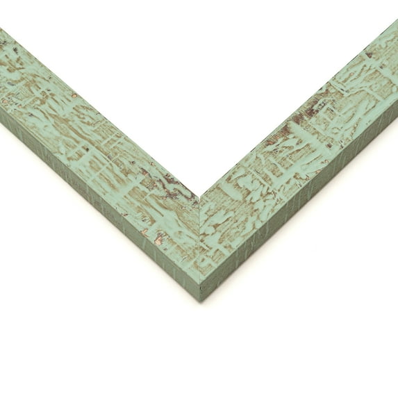 25x11 Frame Green Solid Wood Picture Frame Width 1.125 Inches | Interior Frame Depth 0.5 Inches |