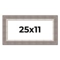 thumbnail image 1 of 25x11 Frame Grey Real Wood Picture Frame Width 2.75 Inches | Interior Frame Depth 0.5 Inches |, 1 of 8