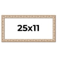 thumbnail image 1 of 25x11 Frame White Real Wood Picture Frame Width 1.5 inches | Interior Frame Depth 0.5 inches |, 1 of 8