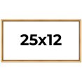thumbnail image 1 of 25x12 Frame Beaded Gold Solid Wood Picture Frame | 0.75 Inches Moulding Width | Liscio Oro, 1 of 8