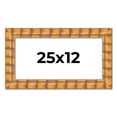 thumbnail image 1 of 25x12 Frame Beige Real Wood Picture Frame Width 3 inches | Interior Frame Depth 0.5 inches |, 1 of 8