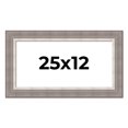 thumbnail image 1 of 25x12 Frame Grey Real Wood Picture Frame Width 2.75 Inches | Interior Frame Depth 0.5 Inches |, 1 of 8
