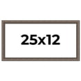 thumbnail image 1 of 25x12 Frame Silver Real Wood Picture Frame Width 1.25 Inches | Interior Frame Depth 0.5 Inches |, 1 of 8