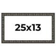 thumbnail image 1 of 25x13 Frame Black-Brown Medieval Solid Wood Picture Frame | 1.5 Inch Moulding Width | Gotham, 1 of 8