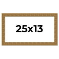thumbnail image 1 of 25x13 Frame Black and Gold Distressed Solid Wood Sonoma Picture Frame | 1.625 Inch Moulding Width |, 1 of 8
