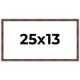 thumbnail image 1 of 25x13 Frame Brown Bamboo with Dark Coffee/Walnut Finish | Solid Wood Picture Frame Width 0.75, 1 of 8