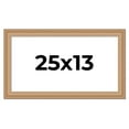 thumbnail image 1 of 25x13 Frame Charleston Honey Brown Solid Wood Picture Frame Width 1.75 Inches | Interior Depth 0.5, 1 of 8