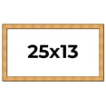 thumbnail image 1 of 25x13 Frame Gold Rustic Solid Wood Picture Frame | 1.25 Inch Wide Moulding | Rustique Gold, 1 of 8