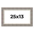 thumbnail image 1 of 25x13 Frame Grey Real Wood Picture Frame Width 2.75 Inches | Interior Frame Depth 0.5 Inches |, 1 of 8