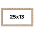 thumbnail image 1 of 25x13 Frame White Real Wood Picture Frame Width 1.5 inches | Interior Frame Depth 0.5 inches |, 1 of 8