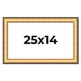 thumbnail image 1 of 25x14 Frame Gold Plein Aire Solid Wood Picture Frame Width 2 Inches | Interior Frame Depth 0.5, 1 of 8