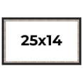 thumbnail image 1 of 25x14 Frame Silver Real Wood Picture Frame Width 1.25 Inches | Interior Frame Depth 0.75 Inches |, 1 of 8