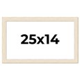 thumbnail image 1 of 25x14 Frame White Real Wood Picture Frame Width 1.5 inches | Interior Frame Depth 0.5 inches | Barn, 1 of 8