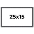 thumbnail image 1 of 25x15 Frame Black Real Wood Picture Frame Width 1.25 inches | Interior Frame Depth 0.5 inches |, 1 of 8
