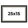 thumbnail image 1 of 25x15 Frame Black Real Wood Picture Frame Width 2.25 Inches | Interior Frame Depth 0.5 Inches |, 1 of 8