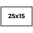 thumbnail image 1 of 25x15 Frame Brown Bamboo with Dark Coffee/Walnut Finish | Solid Wood Picture Frame Width 0.75, 1 of 8