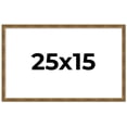 thumbnail image 1 of 25x15 Frame Gold Kingsley Distressed Solid Wood Picture Frame Width 0.75 Inches | Interior Frame, 1 of 8