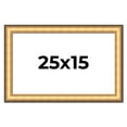 thumbnail image 1 of 25x15 Frame Gold Plein Aire Solid Wood Picture Frame Width 2 Inches | Interior Frame Depth 0.5, 1 of 8
