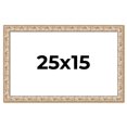 thumbnail image 1 of 25x15 Frame White Real Wood Picture Frame Width 1.5 inches | Interior Frame Depth 0.5 inches |, 1 of 8