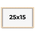 thumbnail image 1 of 25x15 Shadow Box Frame Brown | 0.875 Inches Deep Real Wood Contemporary Shadowbox Display Frame |, 1 of 5