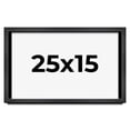 thumbnail image 1 of 25x15 Shadow Box Frame Grey Charcoal Black | 0.875 Inches Deep | Wood Shadowbox Display Frame | UV, 1 of 8